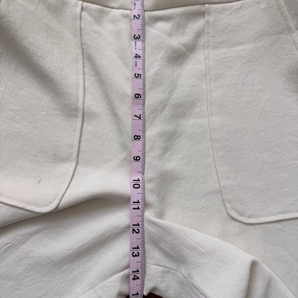 ✨ Wilfred / Aritzia | Wide Leg Cream Pull on Trousers | Size M ✨ - Picture 9 of 11